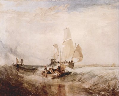 Ora per il Pittore, Passeggeri che Imbarcano da Joseph Mallord William Turner